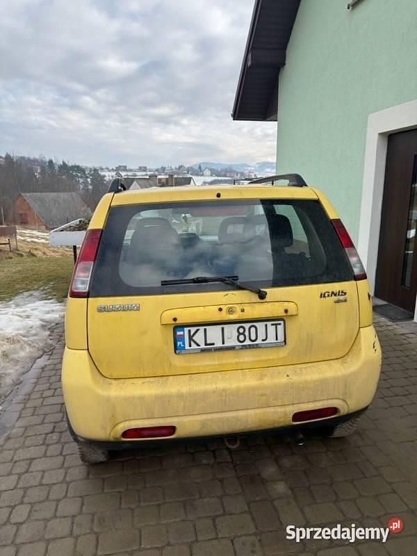 Używany Suzuki Ignis 2001 Żółty Hatchback