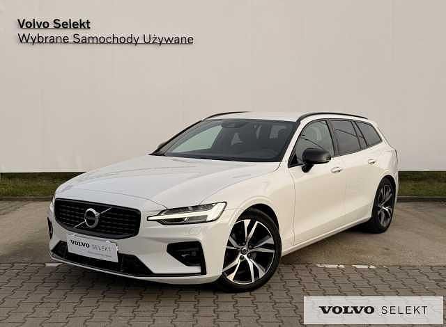 Biały Używany 2021 Volvo V60 Kombi | 129 900 zł - Obraz 1/3