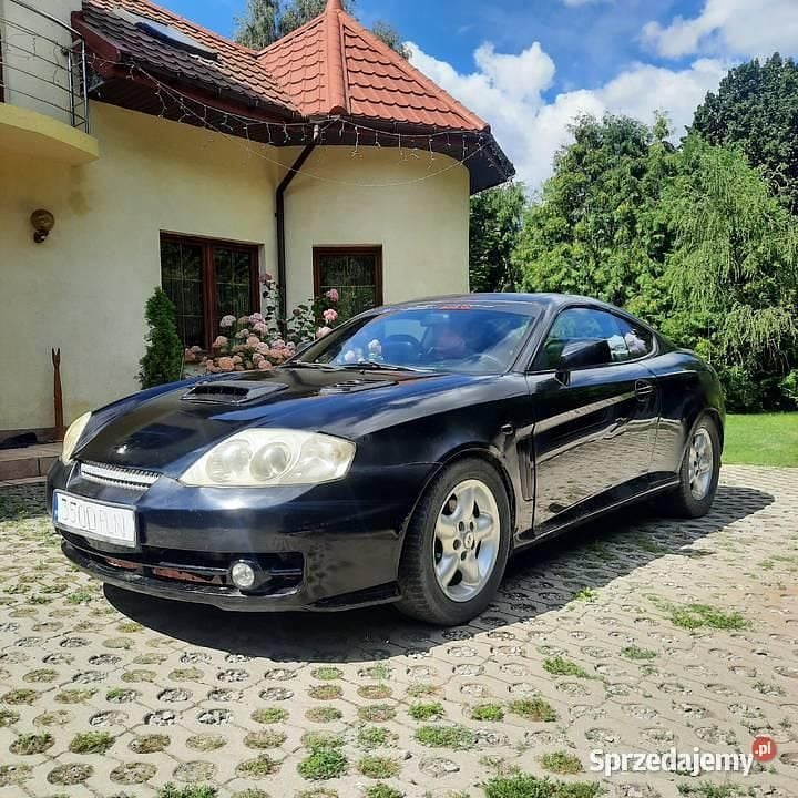 Czarny Używany 2003 Hyundai Coupé Coupe | 3000 zł - Obraz 1/4