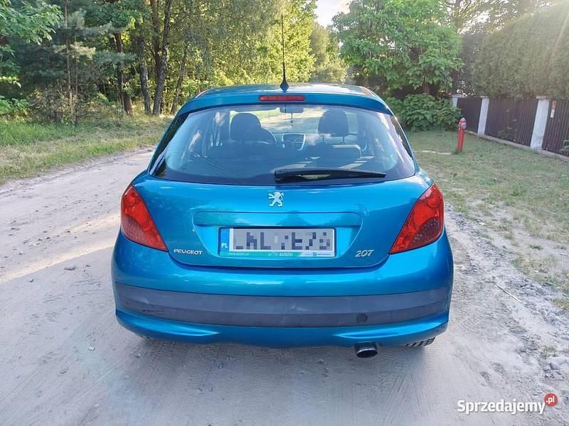 Niebieski Używany 2008 Peugeot 207 Hatchback | 9899 zł (Uczciwa cena) - Obraz 1/4