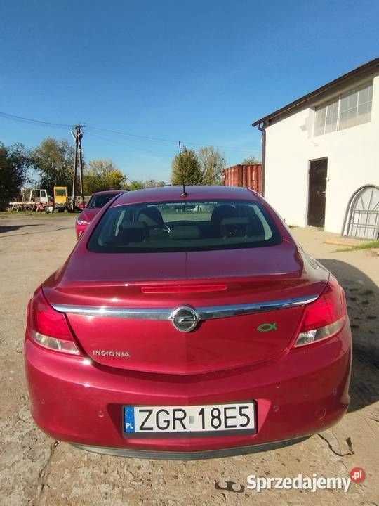 Używany Opel Insignia 2009 Czerwony Sedan/Limuzyna
