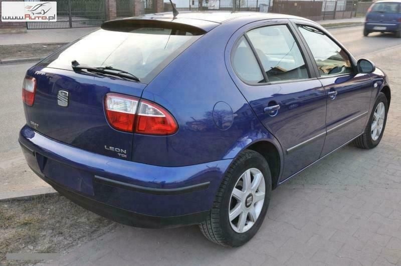 Używany Seat Leon 110 KM (80 kW) 2003 Niebieski (metalik) Hatchback