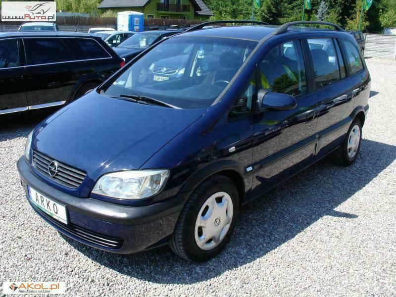Grafitowy Używany 2001 Opel Zafira Minivan | 8300 zł - Obraz 1/4