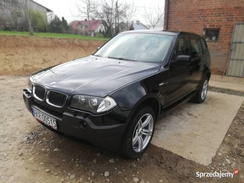 Czarny Używany 2005 BMW X3 SUV | 25 500 zł - Obraz 1/4