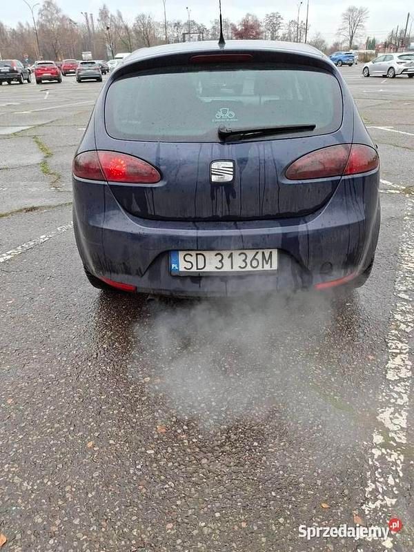Granatowy Używany 2008 Seat Leon Hatchback | 8000 zł (Dobra cena) - Obraz 1/3