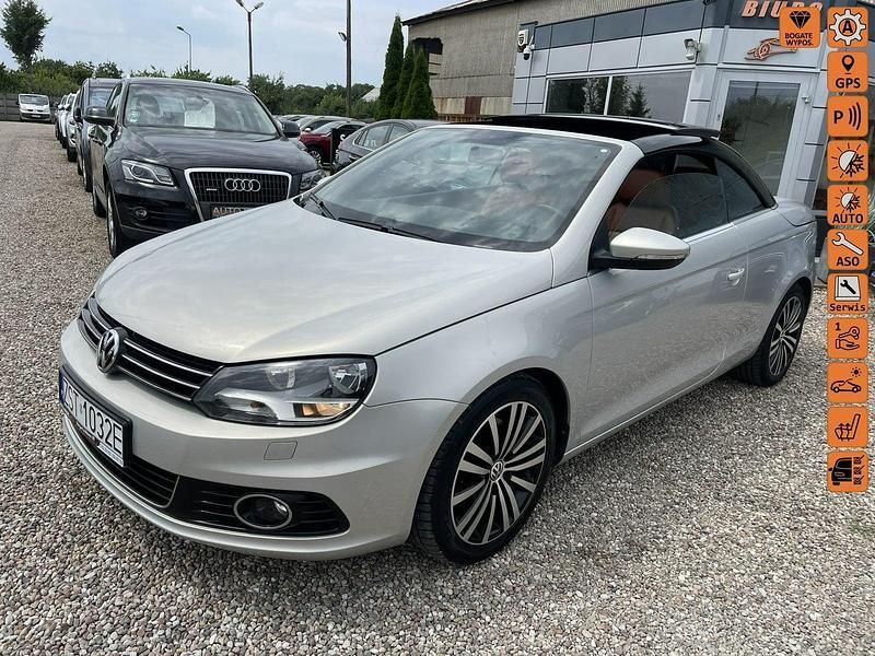 Srebrny Używany 2011 VW Eos Kabriolet | 27 900 zł - Obraz 1/4
