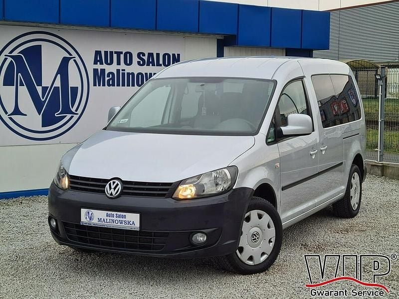 Srebrny Używany 2013 VW Caddy Minivan | 28 900 zł (Dobra cena) - Obraz 1/4