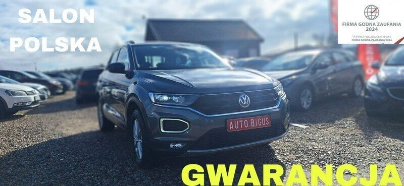 Szary Używany 2019 VW T-Roc SUV | 85 900 zł (Uczciwa cena) - Obraz 1/4