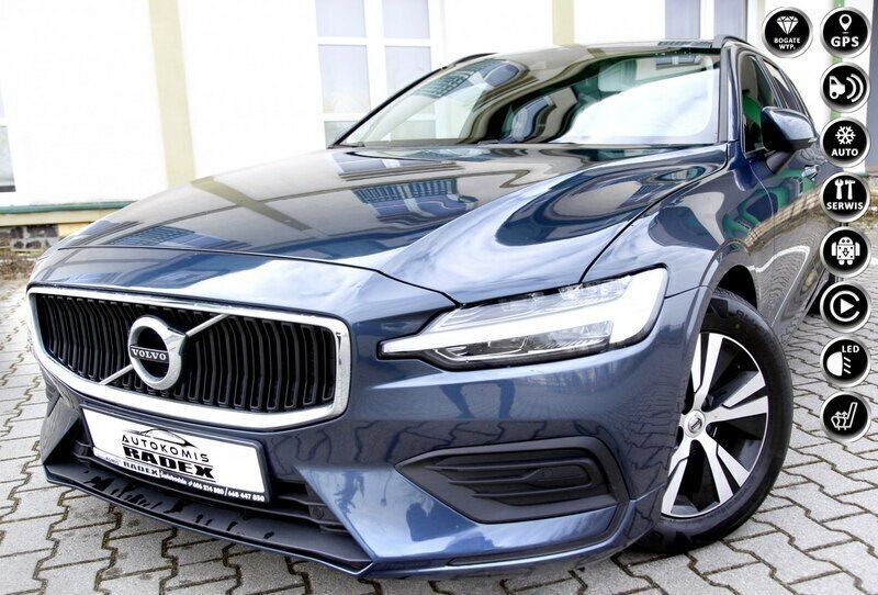 Szary Używany 2019 Volvo V60 Kombi | 67 900 zł (Uczciwa cena) - Obraz 1/4