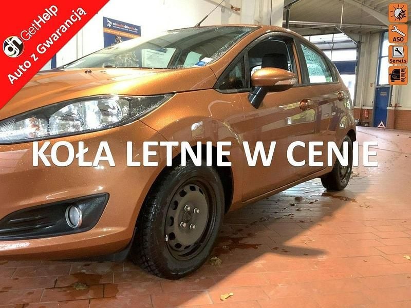 Brązowobeżowy Używany 2014 Ford Fiesta Hatchback | 19 500 zł (Uczciwa cena) - Obraz 1/4
