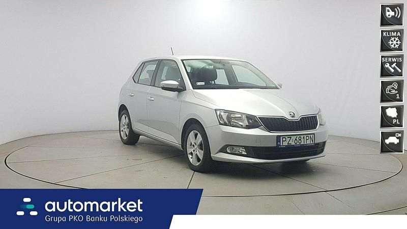 Srebrny Używany 2018 Skoda Fabia Hatchback | 31 850 zł (Uczciwa cena) - Obraz 1/4