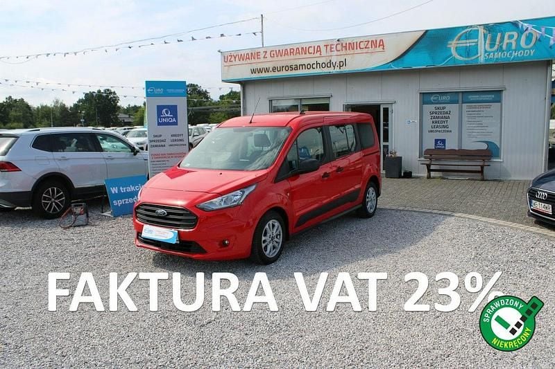 Czerwony Używany 2021 Ford Transit Kombi | 45 447 zł - Obraz 1/4