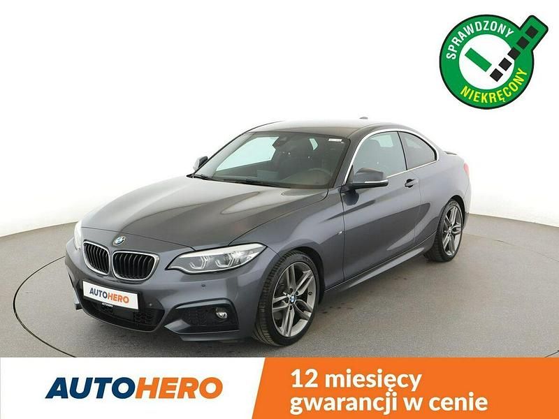 Szary Używany 2018 BMW 225 Coupe | 72 900 zł - Obraz 1/3