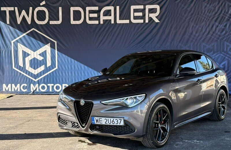 Szary (metalik) Używany 2020 Alfa Romeo Stelvio SUV | 145 800 zł - Obraz 1/4
