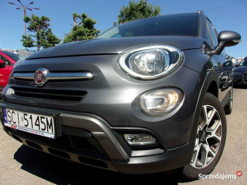 Szary Używany 2016 Fiat 500X Cross SUV | 45 900 zł - Obraz 1/4