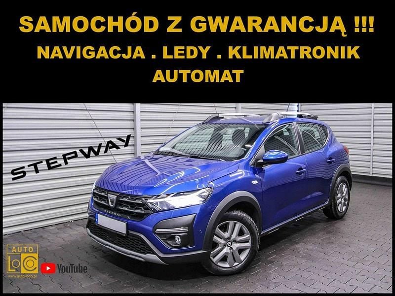 Niebieski (metalik) Używany 2021 Dacia Sandero Stepway Hatchback | 57 777 zł (Uczciwa cena) - Obraz 1/4
