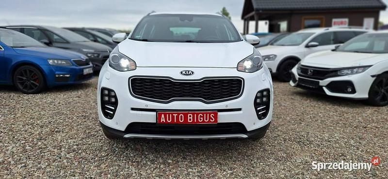 Biały (metalik, perła) Używany 2018 Kia Sportage GT-Line SUV | 75 900 zł (Uczciwa cena) - Obraz 1/4