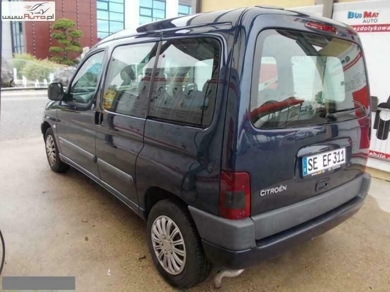 Używany Citroën Berlingo 75 KM (55 kW) 2002 Inny (metalik) Minivan