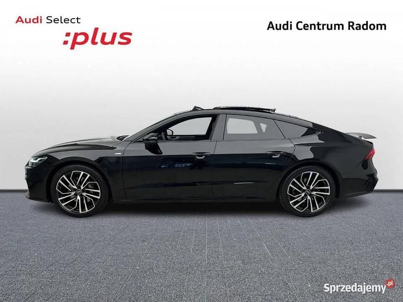 Czarny Używany 2024 Audi A7 S-Line Hatchback | 299 980 zł (Dobra cena) - Obraz 1/4