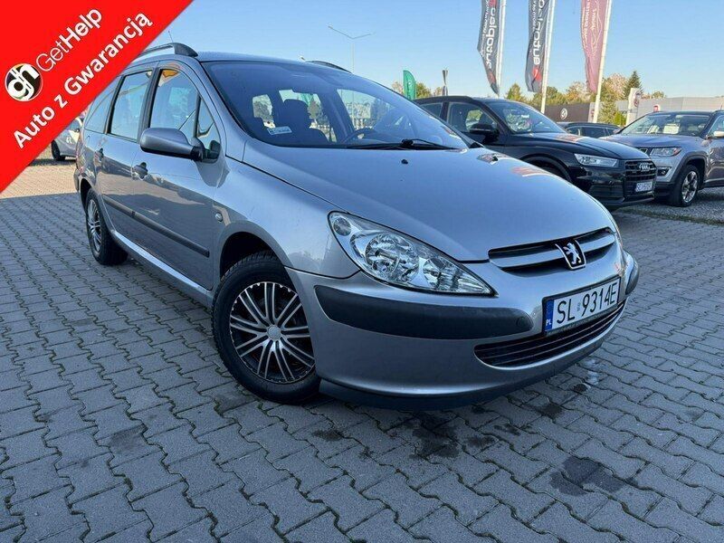 Srebrny Używany 2002 Peugeot 307 Kombi | 7900 zł (Dość drogi) - Obraz 1/4