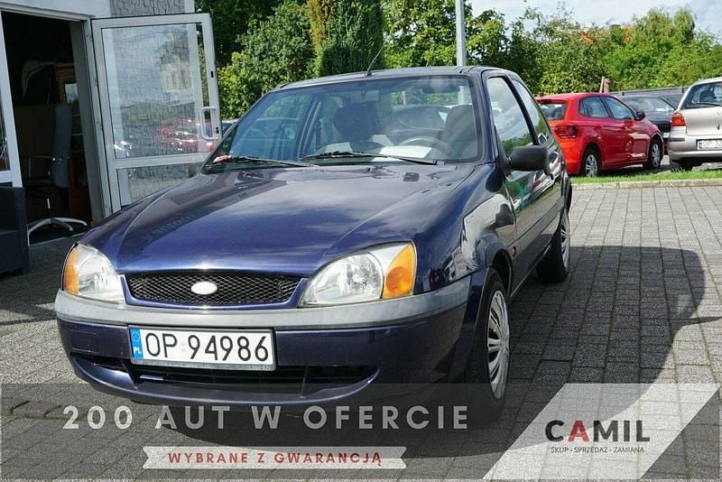 Niebieski ciemny (metalik) Używany 2000 Ford Fiesta Hatchback | 2900 zł - Obraz 1/3