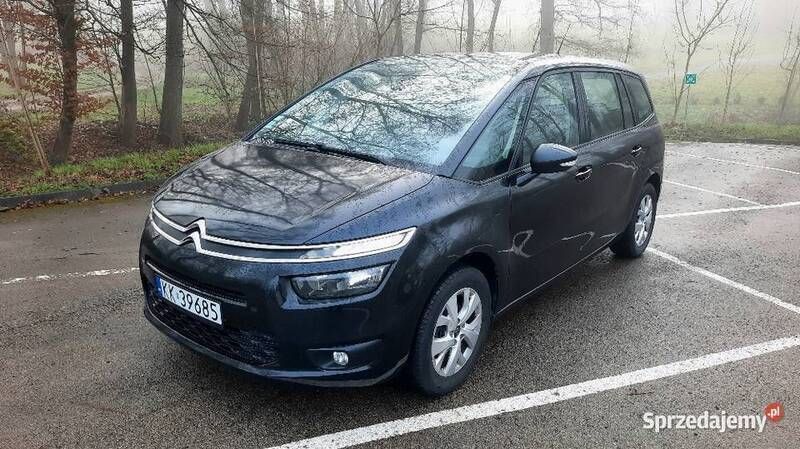 Czarny Używany 2014 Citroën Grand C4 Picasso Minivan | 29 900 zł (Uczciwa cena) - Obraz 1/4