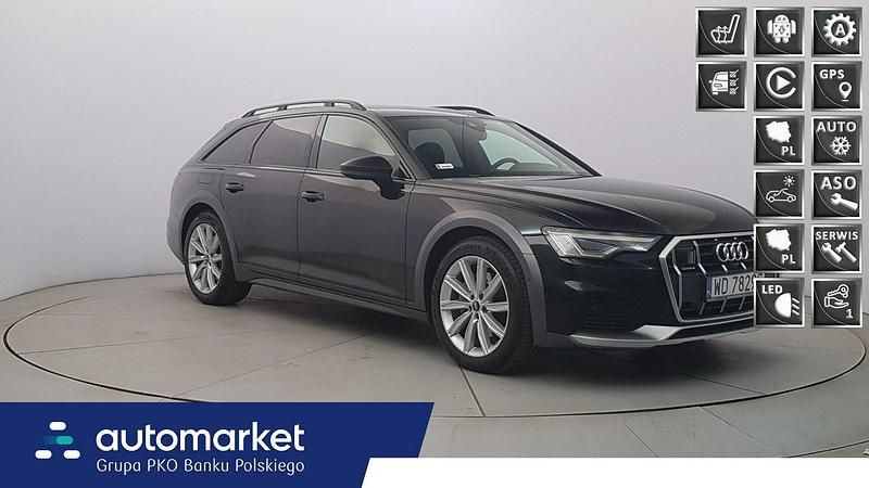 Czarny Używany 2021 Audi A6 Allroad Ambiente Kombi | 189 850 zł - Obraz 1/4