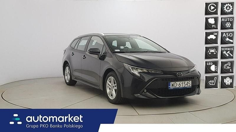 Czarny Używany 2021 Toyota Corolla Comfort Kombi | 74 850 zł (Uczciwa cena) - Obraz 1/4