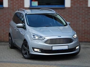 Srebrny Używany 2018 Ford C-MAX Titanium Minivan | 53 900 zł (Drogi) - Obraz 1/4