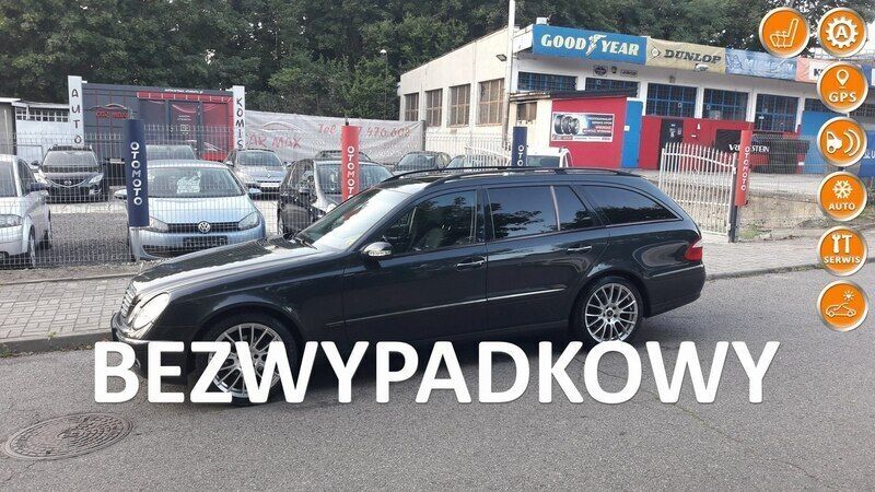 Używany Mercedes E220 Elegance 150 KM (110 kW) 2004 Grafitowy Sedan/Limuzyna