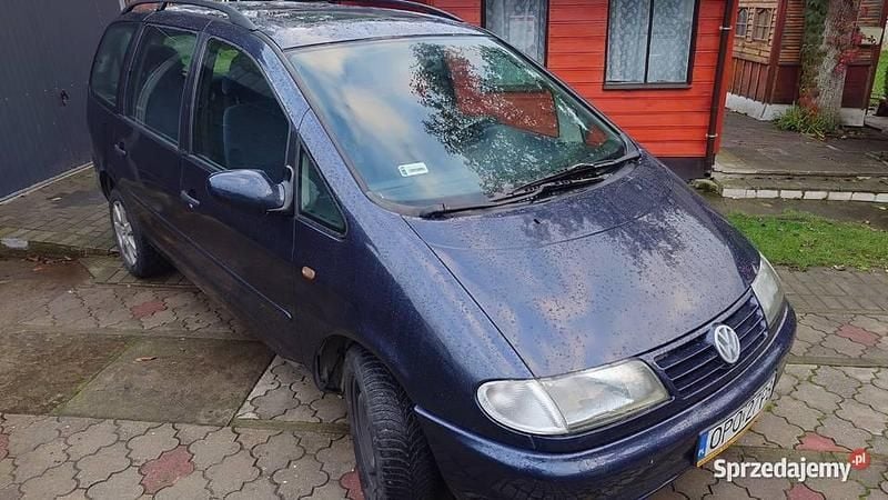 Granatowy Używany 1996 VW Sharan Minivan | 3500 zł - Obraz 1/4