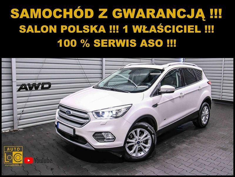 Biały (metalik) Używany 2018 Ford Kuga SUV | 69 888 zł - Obraz 1/4