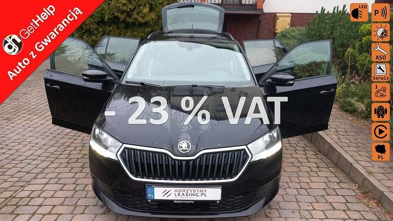 Czarny (metalik) Używany 2022 Skoda Fabia Kombi | 24 309 zł (Super Cena) - Obraz 1/4