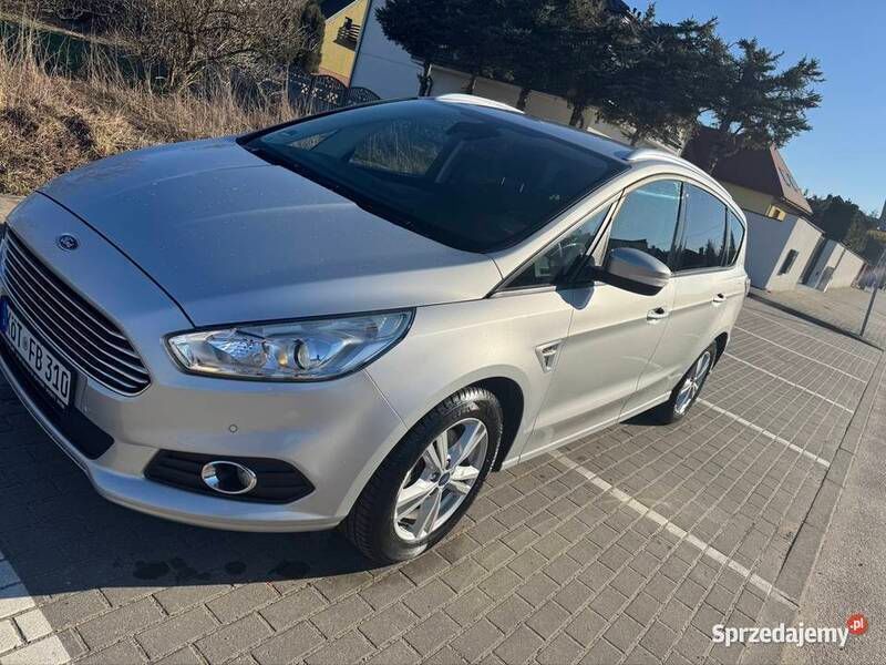 Srebrny Używany 2016 Ford S-MAX S Minivan | 59 900 zł (Uczciwa cena) - Obraz 1/4