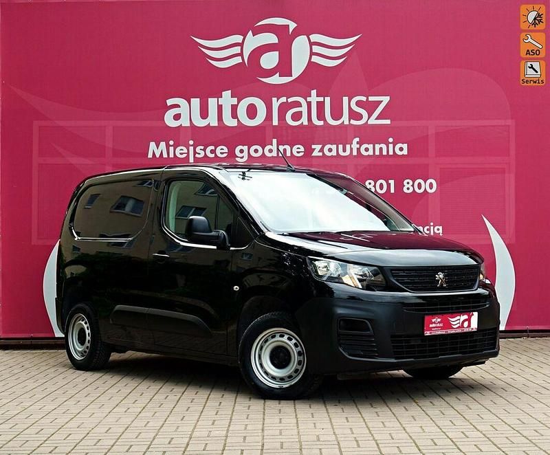 Czarny Używany 2022 Peugeot Partner Van | 49 500 zł (Uczciwa cena) - Obraz 1/4