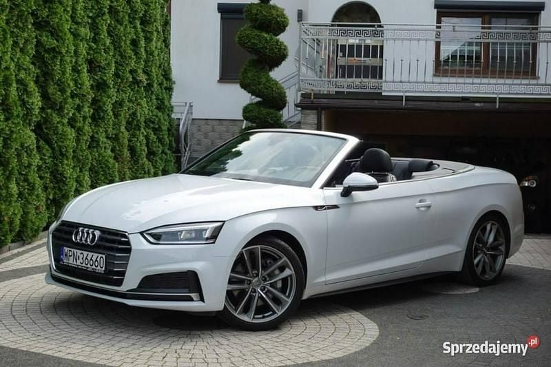 Biały Używany 2019 Audi A5 Cabriolet S-Line Kabriolet | 123 000 zł - Obraz 1/4