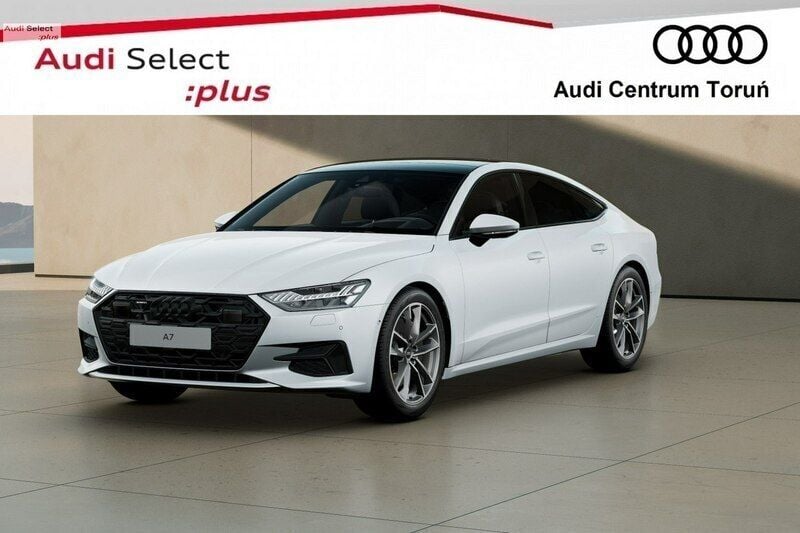 Biały Używany 2024 Audi A7 Ambiente Hatchback | 329 000 zł - Obraz 1/4