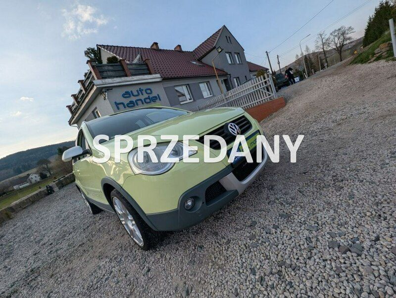 Zielony Używany 2007 VW Polo Cross Hatchback | 13 500 zł - Obraz 1/4