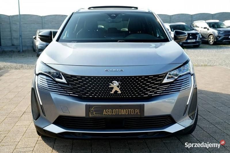 Szary Używany 2022 Peugeot 5008 GT Minivan | 118 700 zł (Dość drogi) - Obraz 1/4