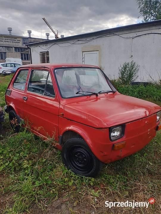 Czerwony Używany 1990 Fiat 126 Hatchback | 1500 zł - Obraz 1/4