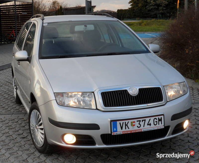Srebrny Używany 2007 Skoda Fabia Kombi | 11 700 zł (Dobra cena) - Obraz 1/4