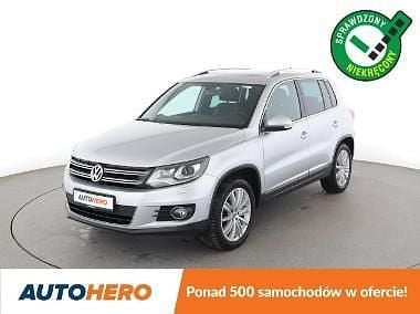 Srebrny Używany 2014 VW Tiguan SUV | 48 500 zł (Dobra cena) - Obraz 1/3