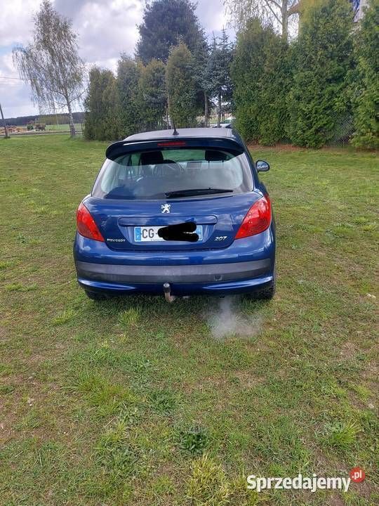 Niebieski Używany 2007 Peugeot 207 Hatchback | 6900 zł (Uczciwa cena) - Obraz 1/4