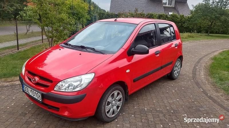Czerwony Używany 2007 Hyundai Getz Hatchback | 3900 zł (Dobra cena) - Obraz 1/4