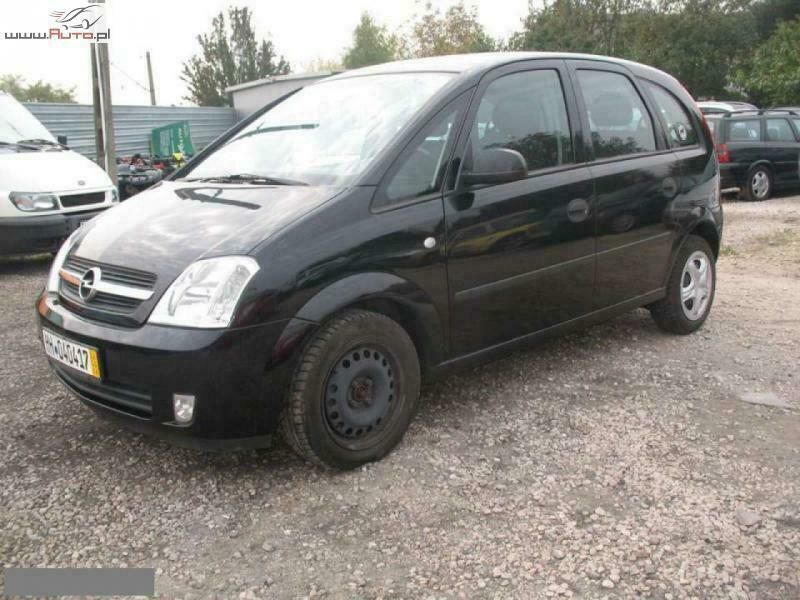 Czarny (metalik) Używany 2005 Opel Meriva Minivan | 12 600 zł - Obraz 1/4