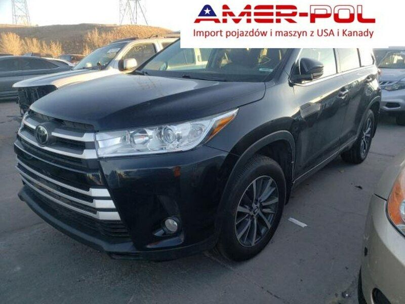 Czarny Używany 2017 Toyota Highlander SUV | 82 000 zł - Obraz 1/4