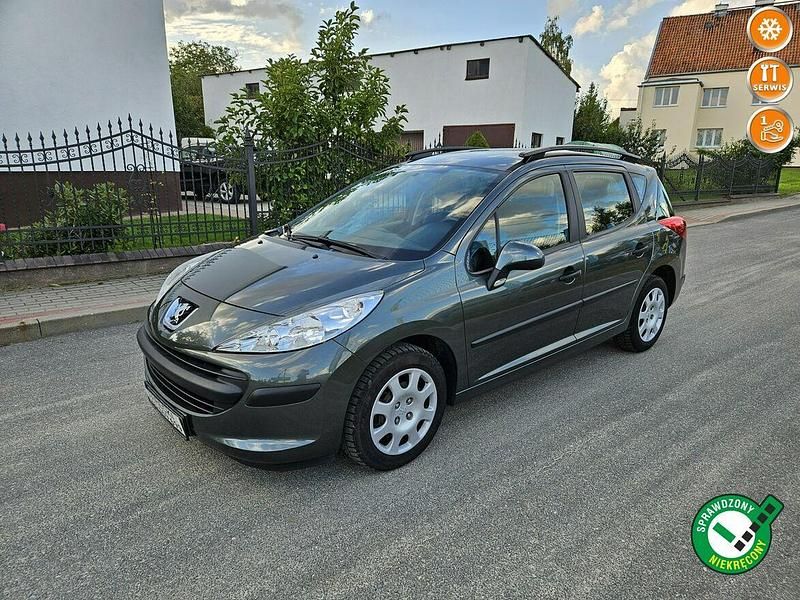 Szary Używany 2009 Peugeot 207 Kombi | 11 499 zł (Uczciwa cena) - Obraz 1/4