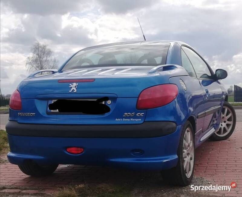 Używany Peugeot 206 CC 2002 Kabriolet