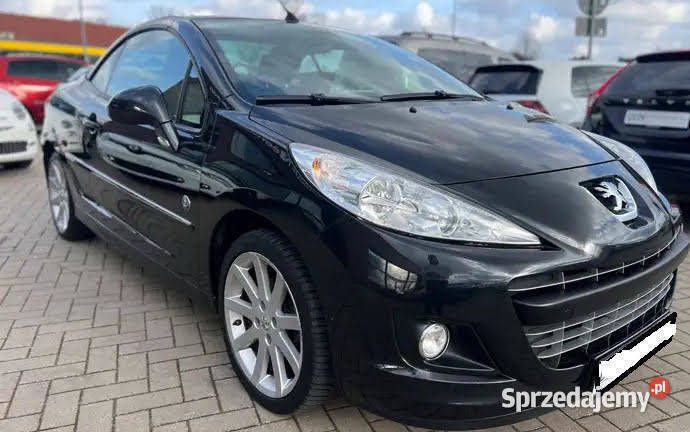 Czarny Używany 2007 Peugeot 207 CC Kabriolet | 9999 zł (Uczciwa cena) - Obraz 1/2