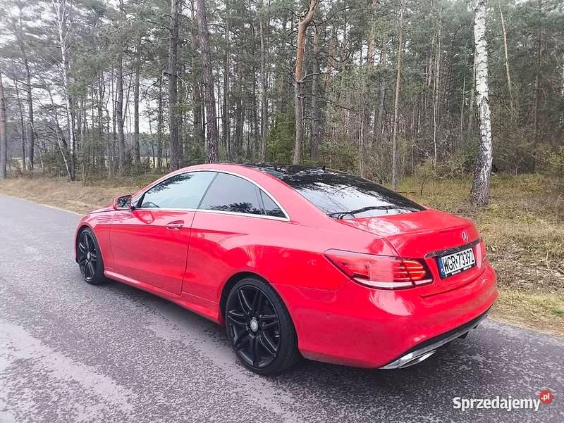 Używany Mercedes E350 AMG 2013 Czerwony Coupe